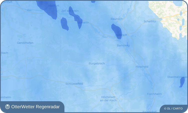 OtterWetter Regenradar-Widget Dietendorf