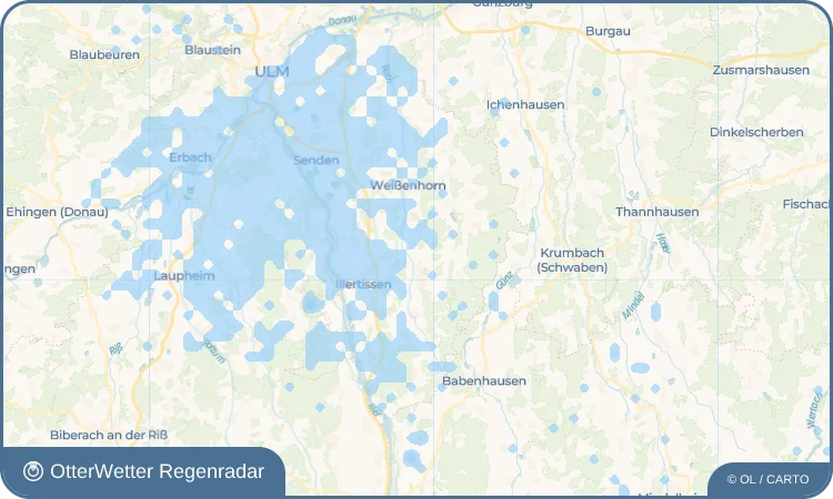 Wetter-Widget-Vorschau mit Vorhersagedaten für Dietershofen
