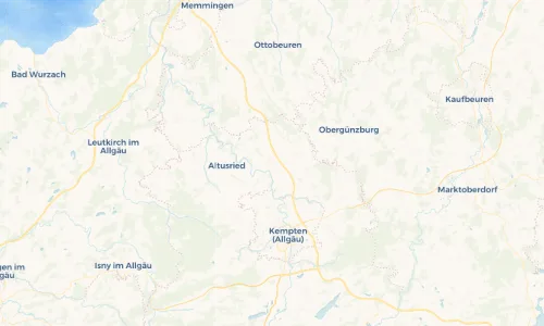 Regenradar Vorschaubild - Aktuelle Niederschläge in Dietmannsried und Umgebung