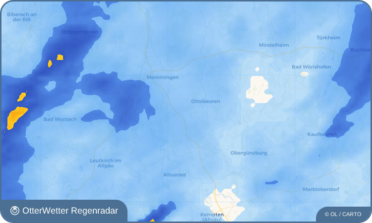 Wetter-Widget-Vorschau mit Vorhersagedaten für Dietratried