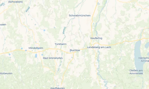 Regenradar Vorschaubild - Aktuelle Niederschläge in Dillishausen und Umgebung