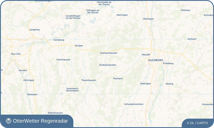 OtterWetter Regenradar-Widget Dinkelscherben
