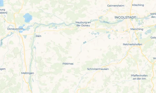 Regenradar-Vorschau: aktuelle Niederschläge in Dinkelshausen und Umgebung