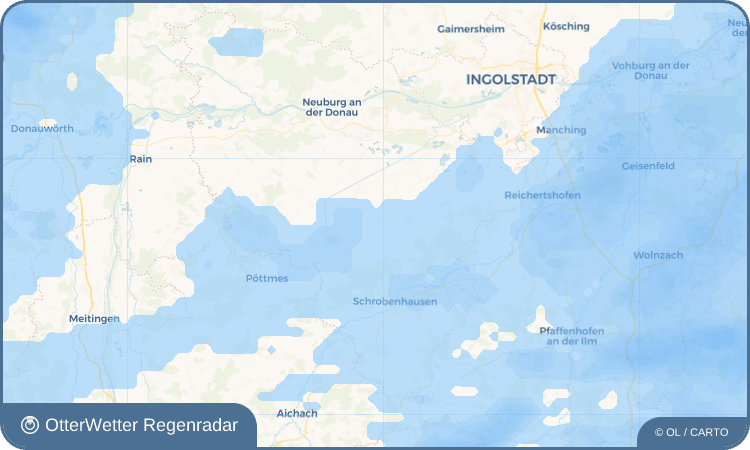 OtterWetter Regenradar-Widget Dirschhofen