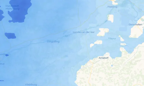 Regenradar Vorschaubild - Aktuelle Niederschläge in Dittenkofen und Umgebung