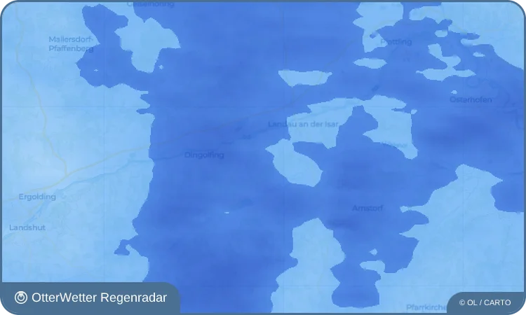 Wetter-Widget-Vorschau mit Vorhersagedaten für Dittenkofen