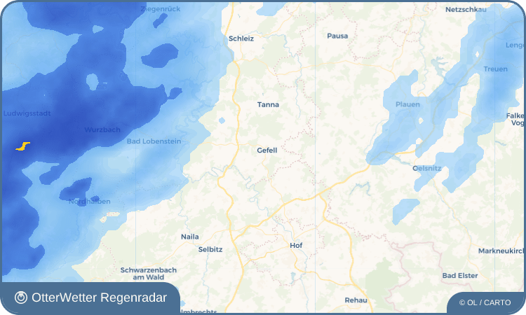 OtterWetter Regenradar-Widget Dobareuth