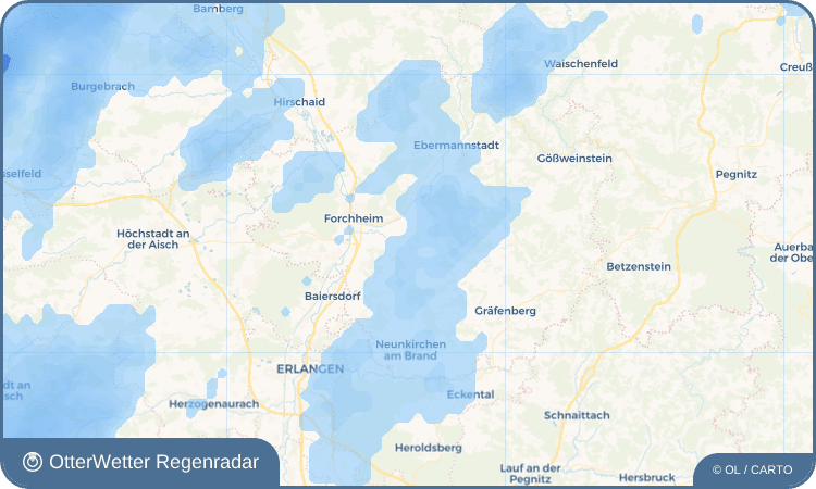 OtterWetter Regenradar-Widget Dobenreuth