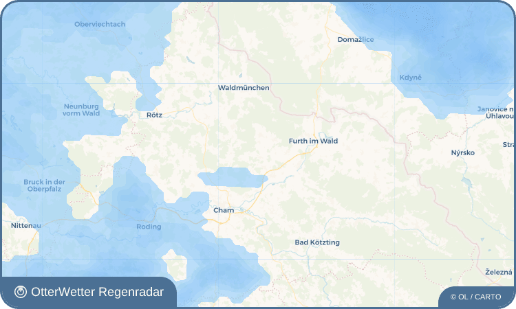OtterWetter Regenradar-Widget Döbersing