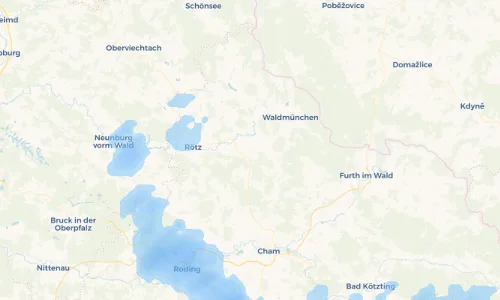 Regenradar Vorschaubild - Aktuelle Niederschläge in Döfering und Umgebung