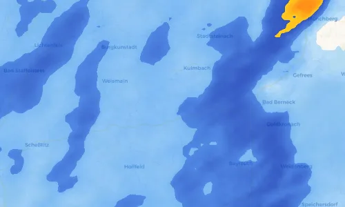Regenradar Vorschaubild - Aktuelle Niederschläge in Döllnitz und Umgebung