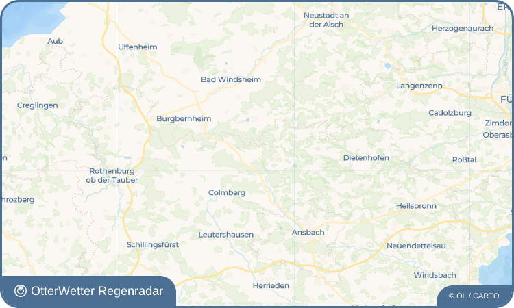 OtterWetter Regenradar-Widget Dörflein