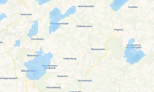 Regenradar Vorschaubild - Aktuelle Niederschläge in Dörfles und Umgebung