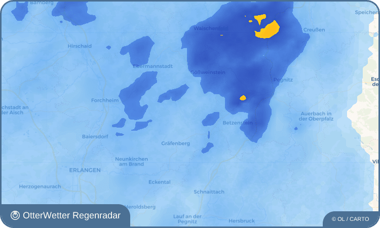 Wetter-Widget-Vorschau mit Vorhersagedaten für Dörfles