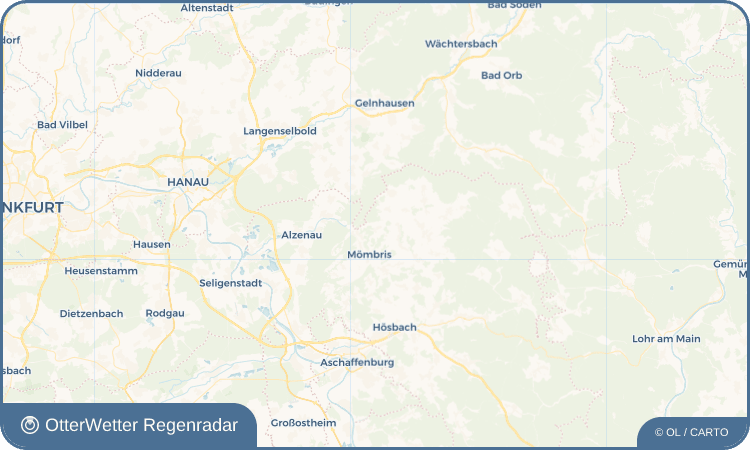OtterWetter Regenradar-Widget Dörnsteinbach