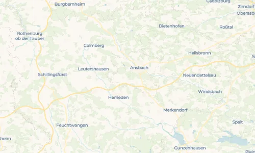 Regenradar Vorschaubild - Aktuelle Niederschläge in Dombach im Loch und Umgebung