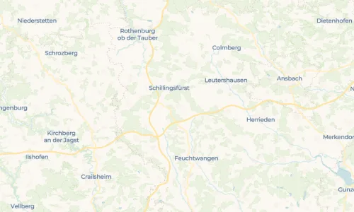 Regenradar Vorschaubild - Aktuelle Niederschläge in Dombühl und Umgebung