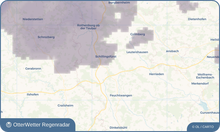 OtterWetter Regenradar-Widget Dombühl