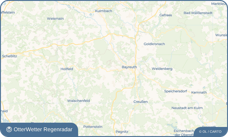 OtterWetter Regenradar-Widget Donndorf