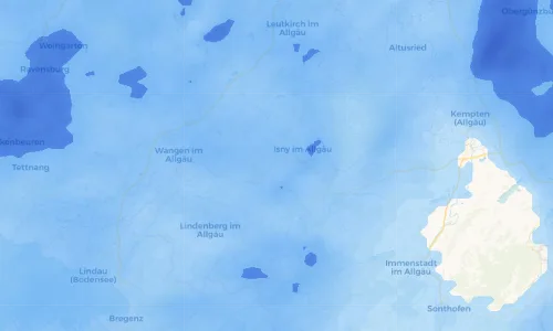 Regenradar Vorschaubild - Aktuelle Niederschläge in Dorenwaid und Umgebung