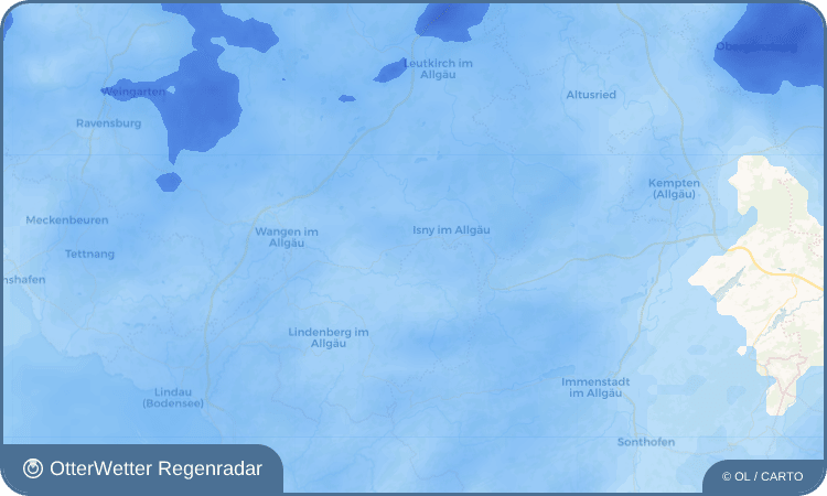OtterWetter Regenradar-Widget Dorenwaid