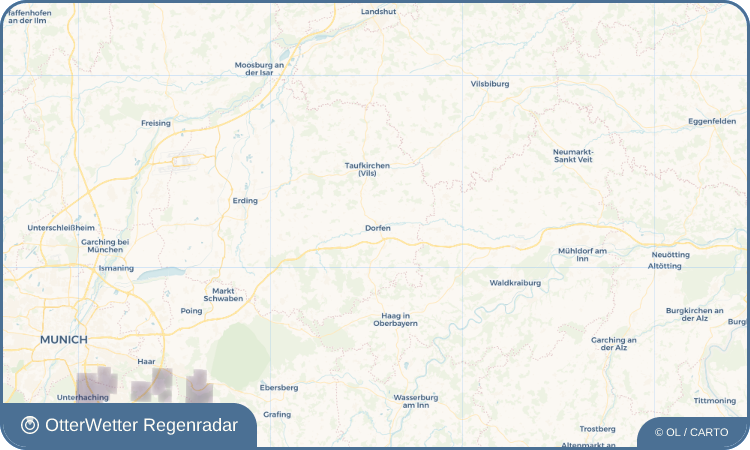 Widget-Vorschau für Dorfen Wetter-Widget-Vorschau mit Vorhersagedaten für Dorfen