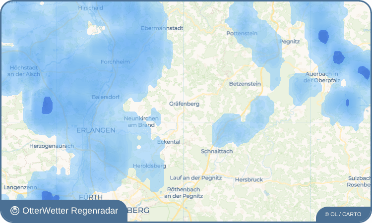 OtterWetter Regenradar-Widget Dorfhaus