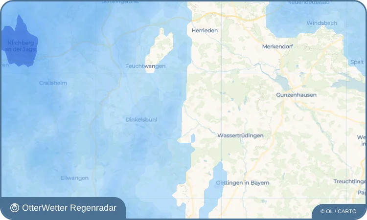 Widget-Vorschau für Dorfkemmathen Wetter-Widget-Vorschau mit Vorhersagedaten für Dorfkemmathen