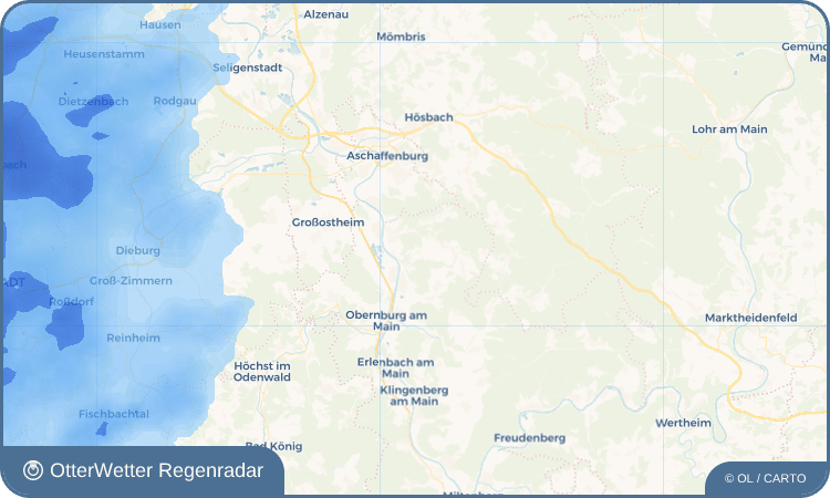 OtterWetter Regenradar-Widget Dornau