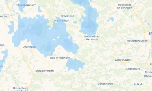 Regenradar Vorschaubild - Aktuelle Niederschläge in Dottenheim und Umgebung