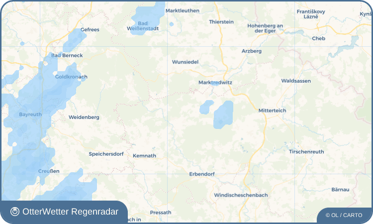 OtterWetter Regenradar-Widget Dreihäuser