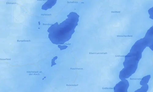 Regenradar Vorschaubild - Aktuelle Niederschläge in Dreuschendorf und Umgebung