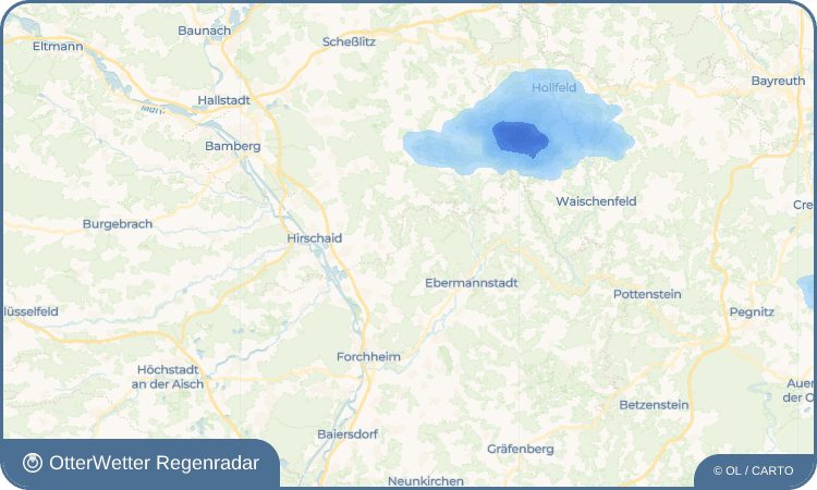 OtterWetter Regenradar-Widget Drügendorf