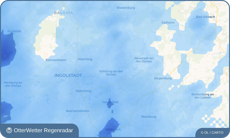 Wetter-Widget-Vorschau mit Vorhersagedaten für Dünzing
