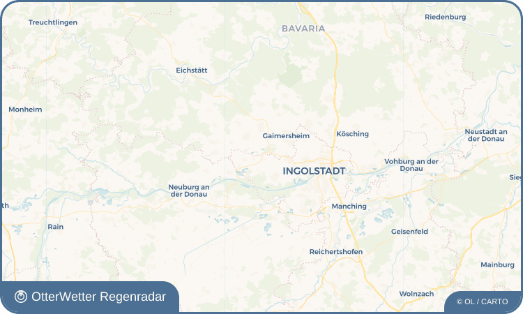 OtterWetter Regenradar-Widget Dünzlau