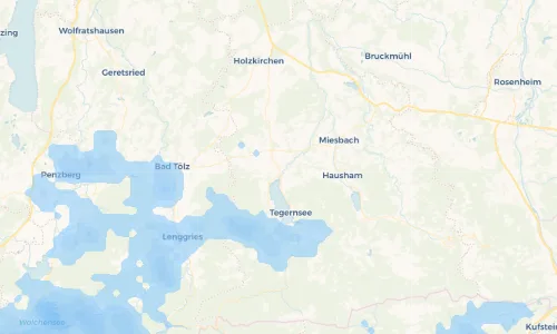 Regenradar Vorschaubild - Aktuelle Niederschläge in Dürnbach und Umgebung