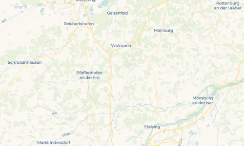 Regenradar Vorschaubild - Aktuelle Niederschläge in Dürnzhausen und Umgebung