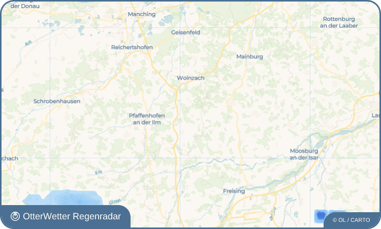 OtterWetter Regenradar-Widget Dürnzhausen
