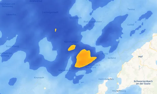 Regenradar Vorschaubild - Aktuelle Niederschläge in Dürrenwaiderhammer und Umgebung