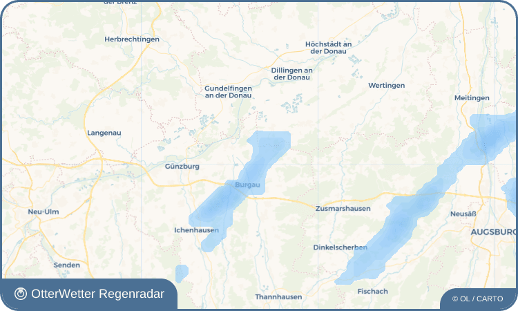 Wetter-Widget-Vorschau mit Vorhersagedaten für Dürrlauingen