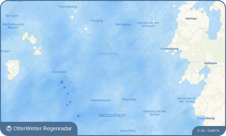 OtterWetter Regenradar-Widget Dunsdorf