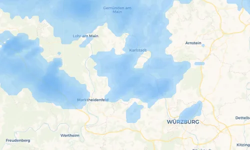 Regenradar Vorschaubild - Aktuelle Niederschläge in Duttenbrunn und Umgebung