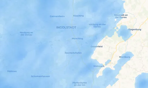 Regenradar Vorschaubild - Aktuelle Niederschläge in Ebenhausen-Werk und Umgebung