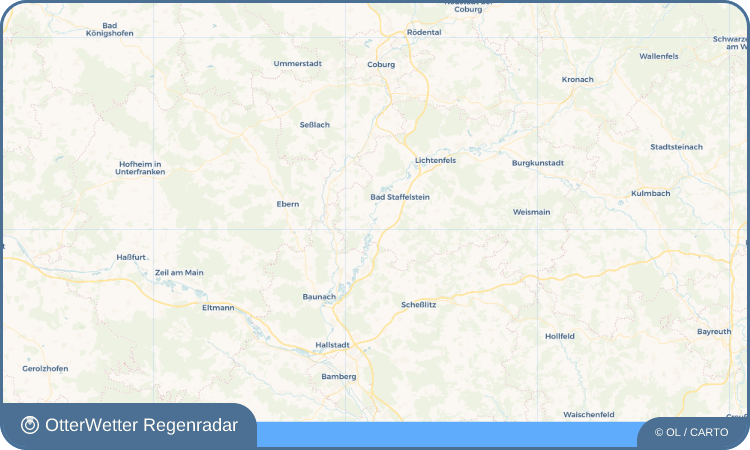 OtterWetter Regenradar-Widget Ebensfeld