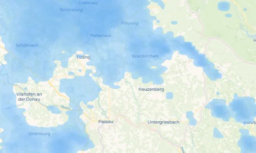 Regenradar Vorschaubild - Aktuelle Niederschläge in Eberhardsberg und Umgebung
