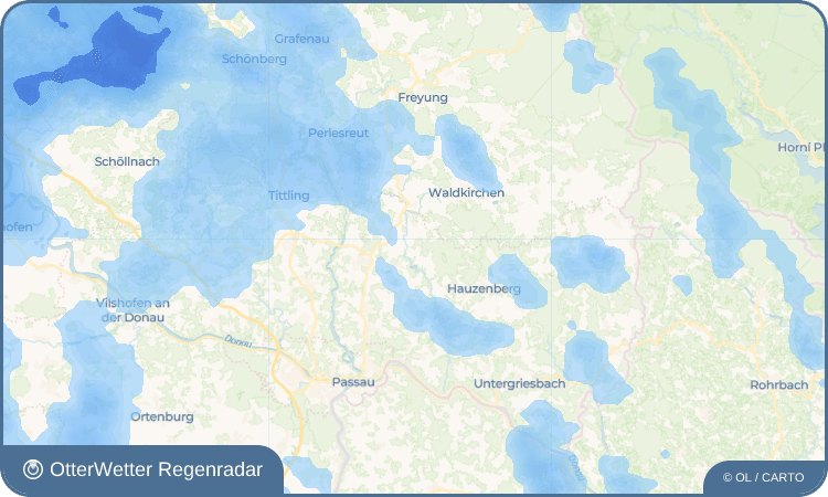 OtterWetter Regenradar-Widget Eberhardsberg