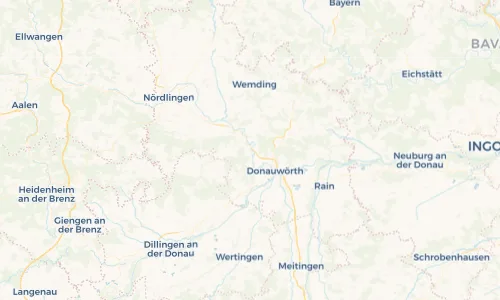 Regenradar Vorschaubild - Aktuelle Niederschläge in Ebermergen und Umgebung