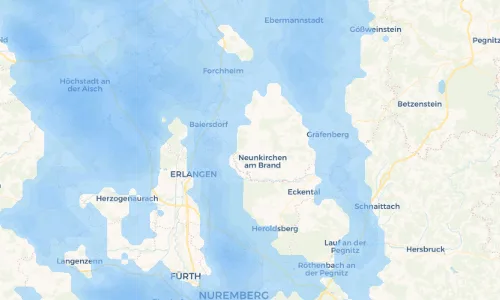 Regenradar Vorschaubild - Aktuelle Niederschläge in Ebersbach und Umgebung