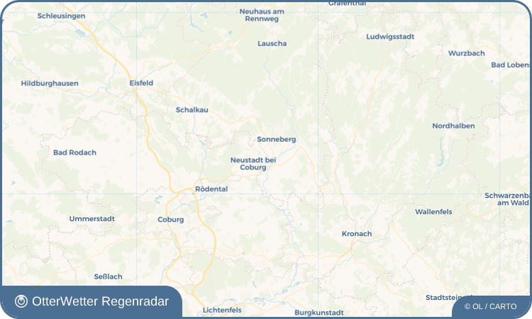OtterWetter Regenradar-Widget Ebersdorf