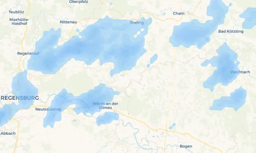 Regenradar Vorschaubild - Aktuelle Niederschläge in Ebersroith und Umgebung